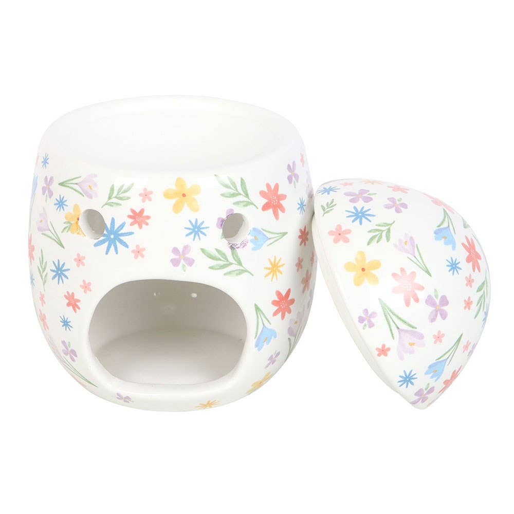 Floral Egg Oil Burner & Wax Warmer WONDER IMPORTS AUSTRALIA