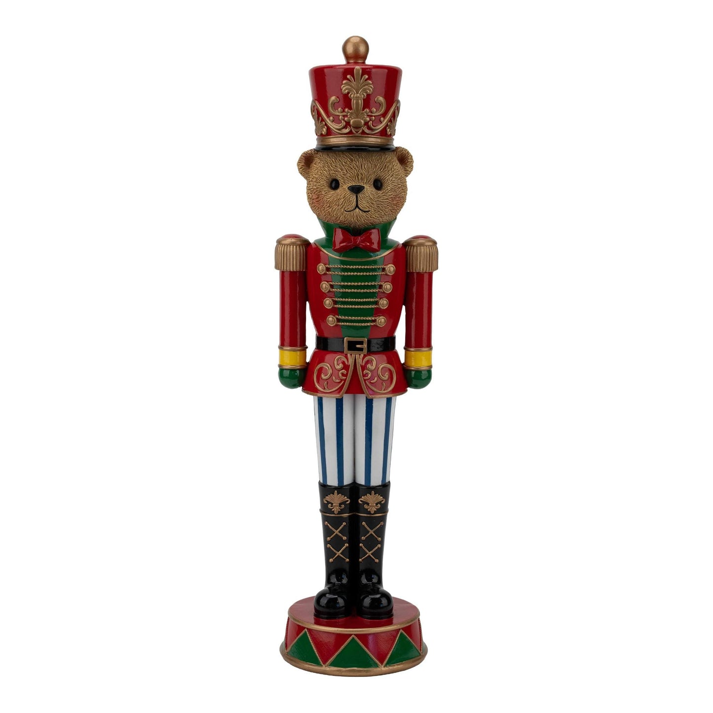 Bear Soldier Nutcracker 46cm Mr & Mrs Christmas