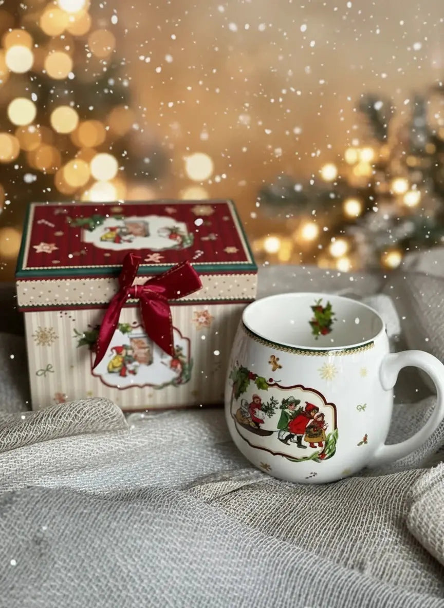 The Night Before Christmas Vintage Mug - Mr & Mrs Christmas