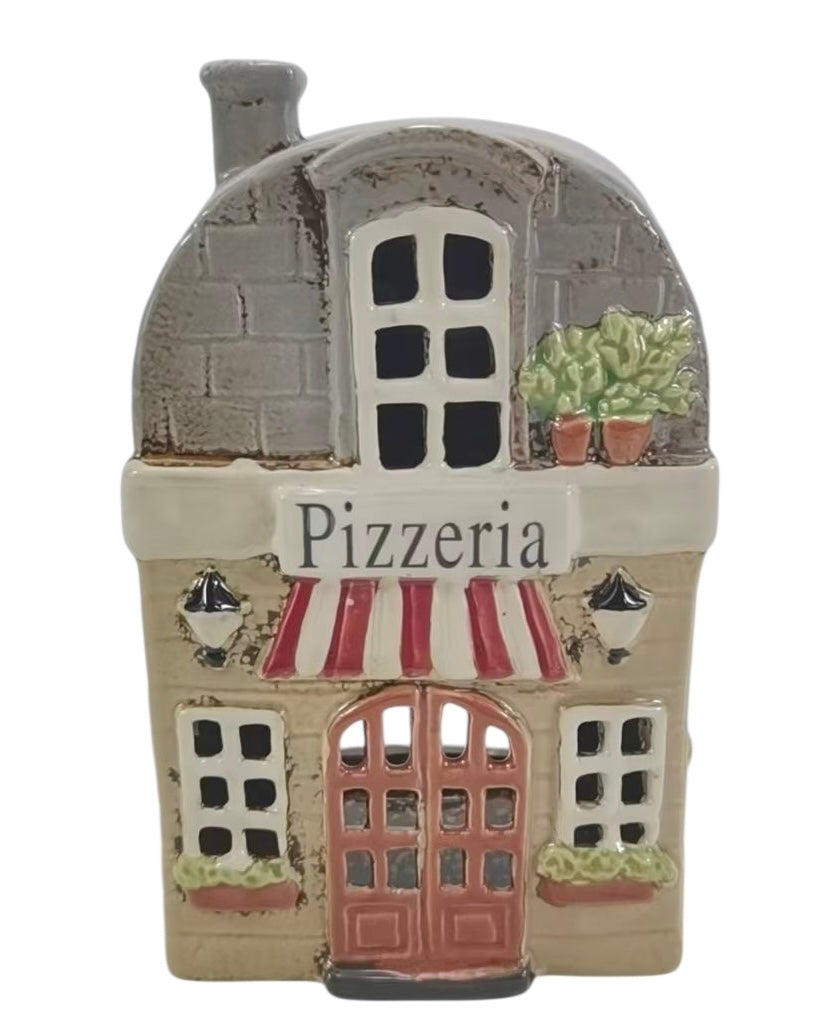 Pizzeria Tealight House Mr & Mrs Christmas