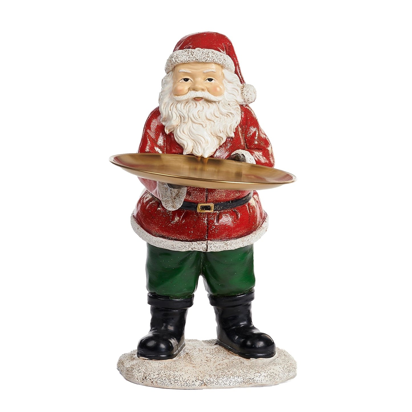 Traditional Santa Serving Stand 33cm Mr & Mrs Christmas
