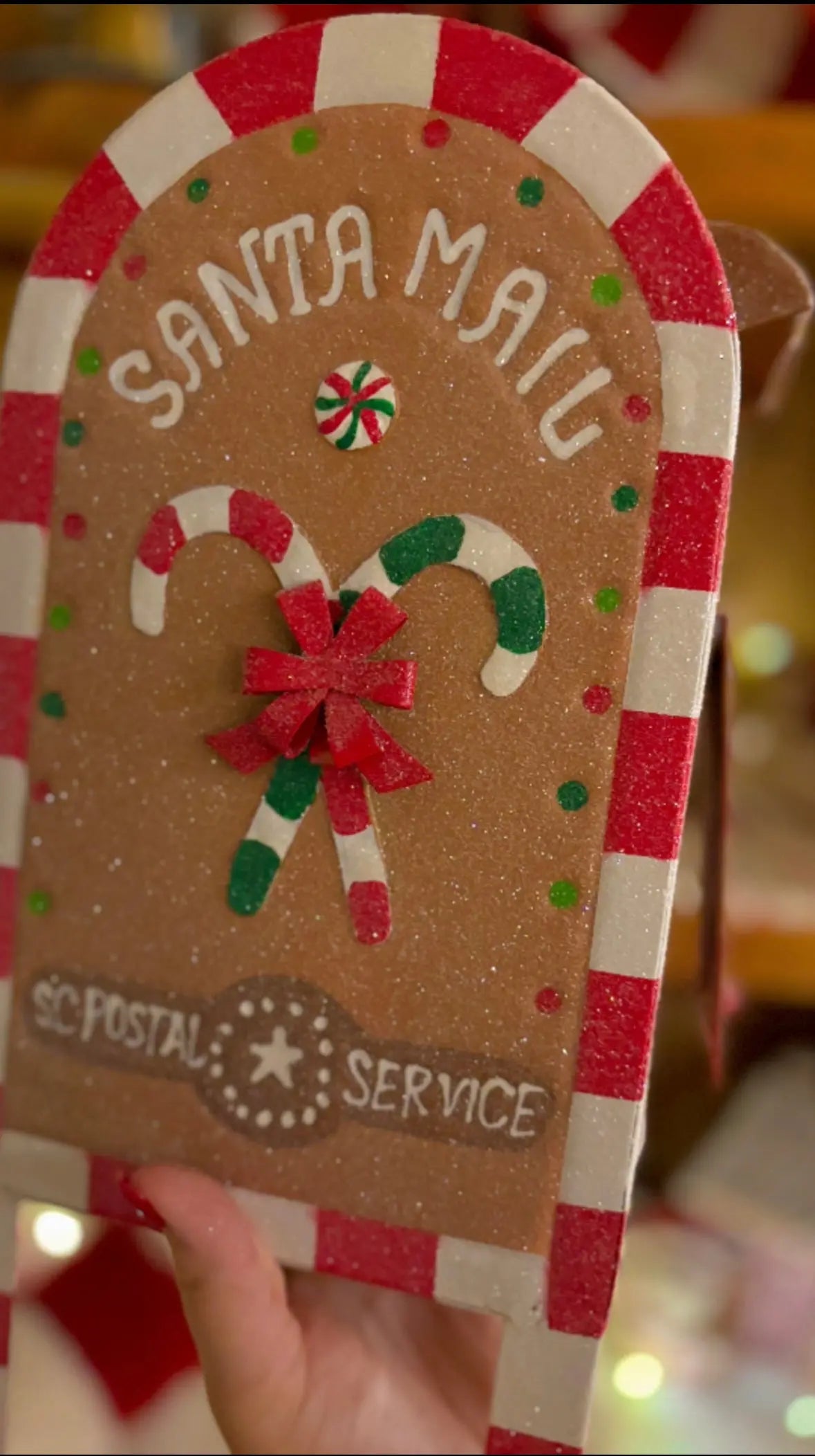 Christmas Gingerbread Mailbox Mr & Mrs Christmas