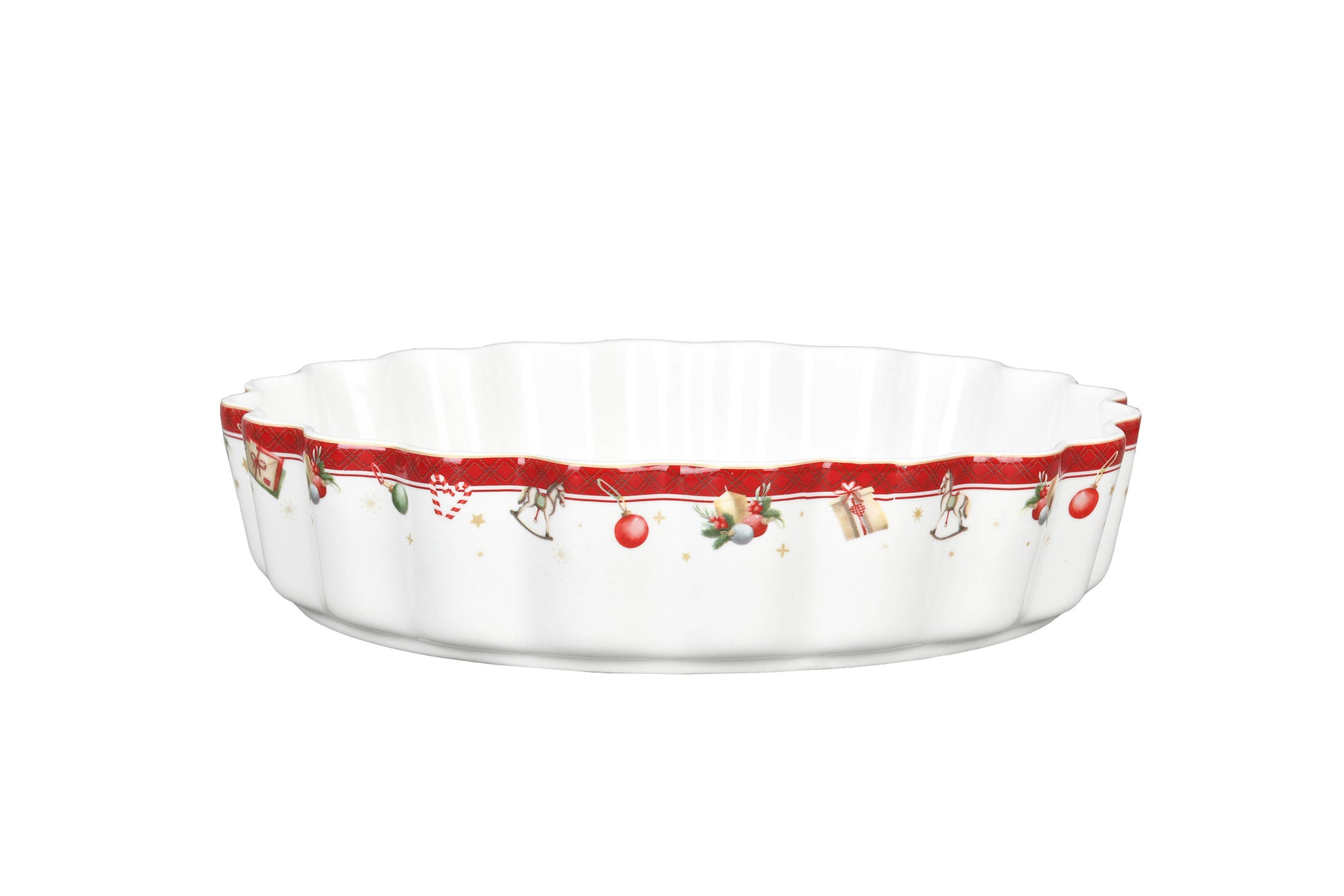 Jolly Santa Baking Dish - Mr & Mrs Christmas