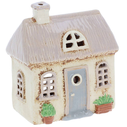 Village Pottery Garden Thatch House Tealight Joe Davies