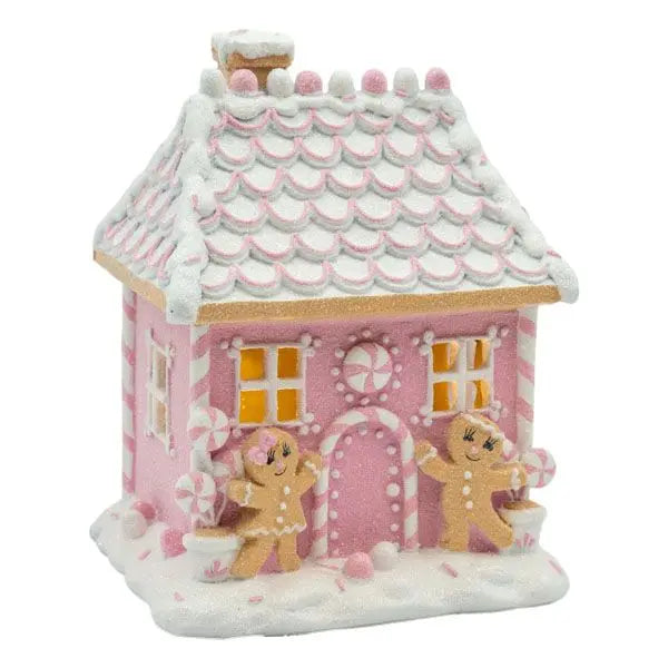 22cm Pink Gingerbread House Theatre Imports