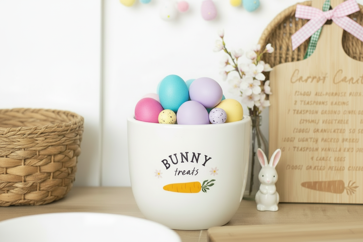 Bunny Treats Ceramic Pot WONDER IMPORTS AUSTRALIA