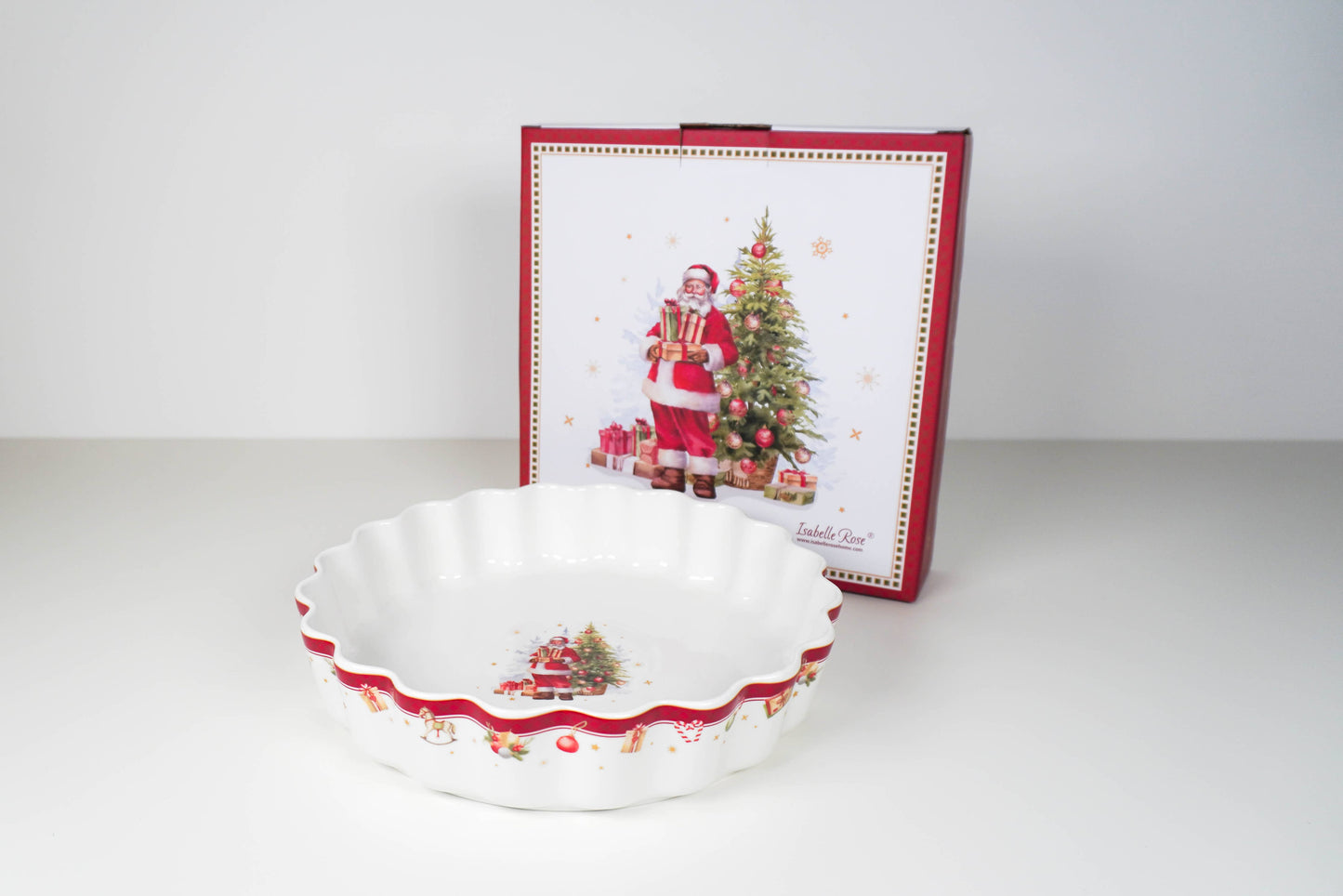 Jolly Santa Baking Dish - Mr & Mrs Christmas