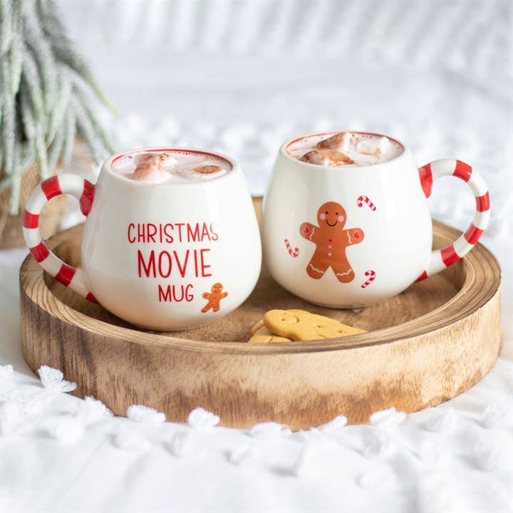 Christmas Movie Gingerbread Rounded Mug - Mr & Mrs Christmas