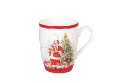 Jolly Santa Porcelain Mug - Mr & Mrs Christmas