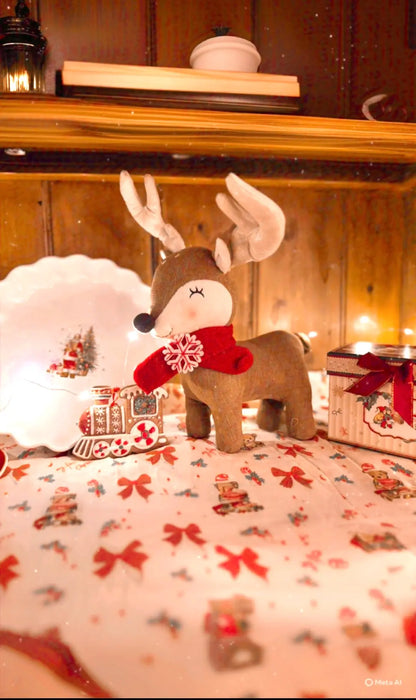 35cm Plush Standing Reindeer Theatre Imports