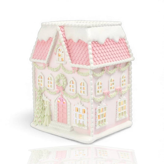 12in LED Patisserie Pink House Min/1 December Diamonds