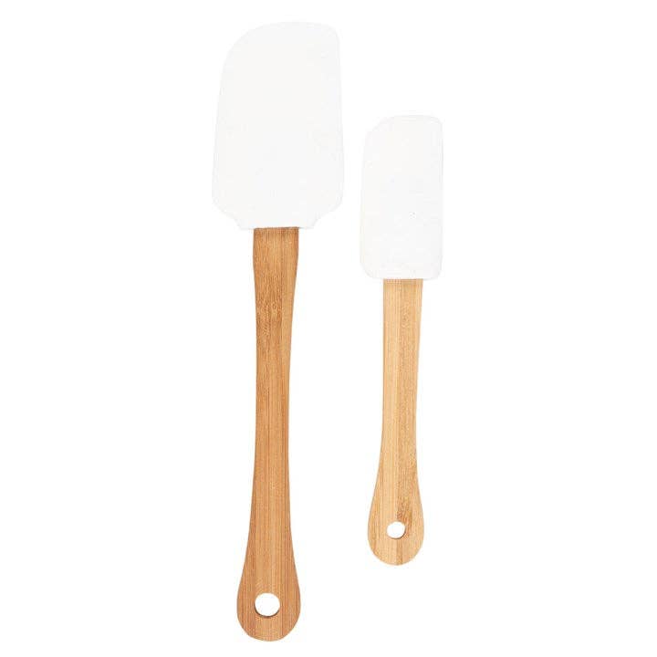 Head Elf & Little Elf Silicone Christmas Baking Spatula Set - Mr & Mrs Christmas