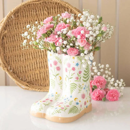 Floral Welly Boot Planter WONDER IMPORTS AUSTRALIA