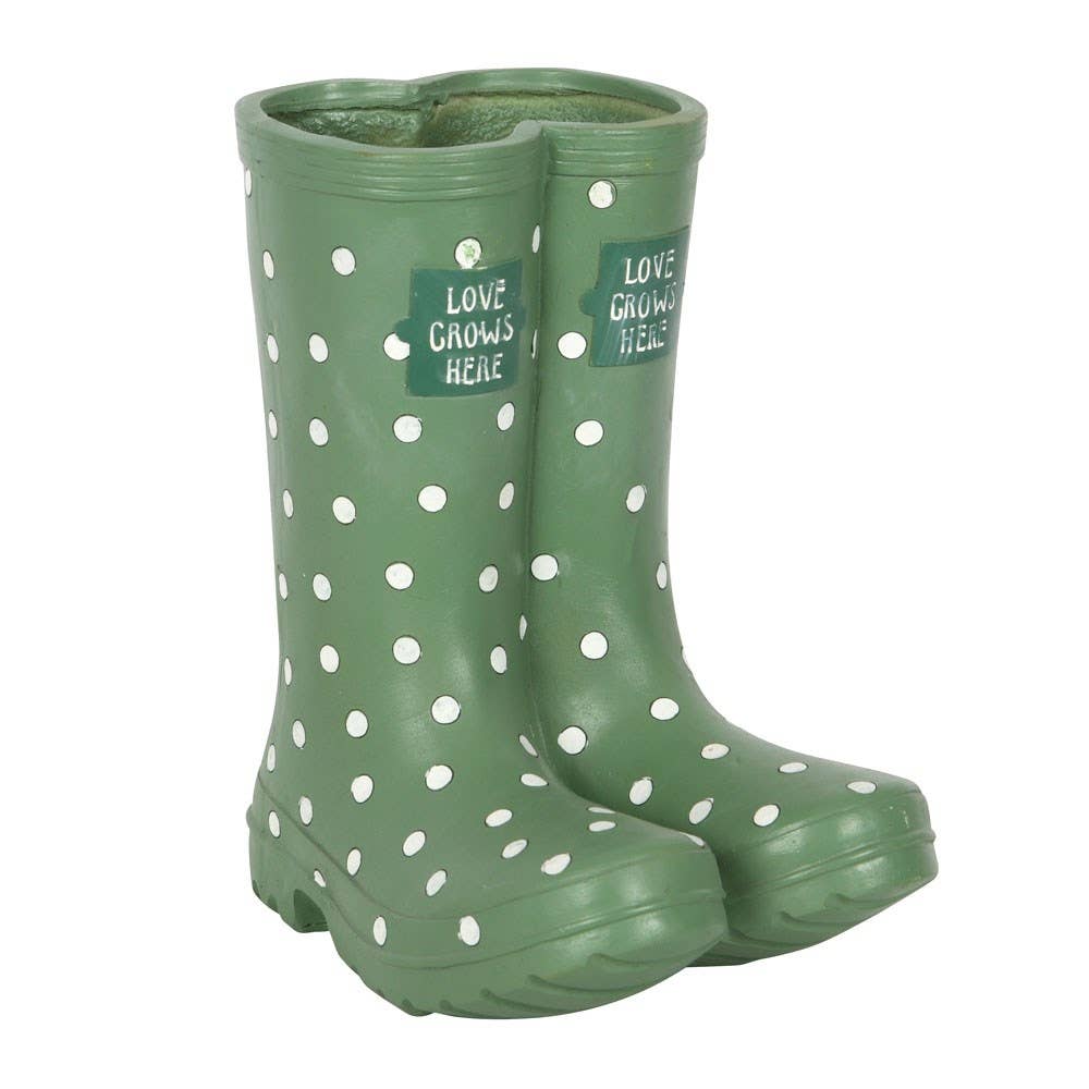 Polka Dot Welly Planter WONDER IMPORTS AUSTRALIA