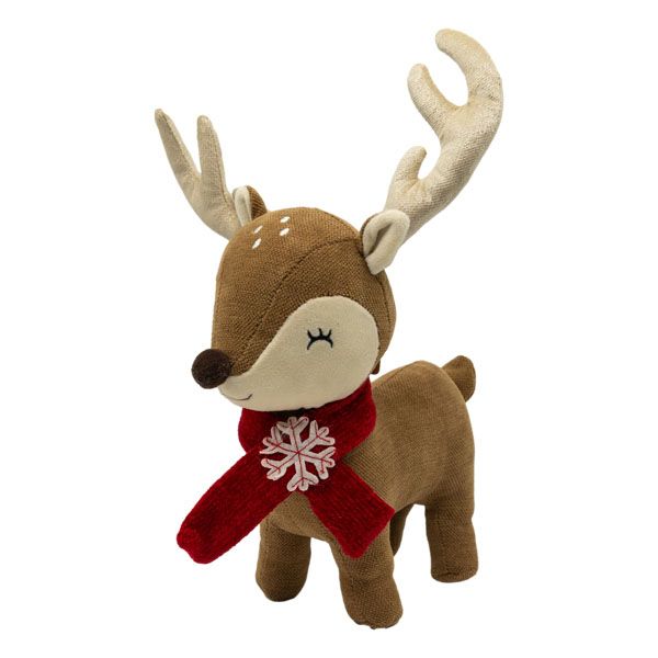 35cm Plush Standing Reindeer