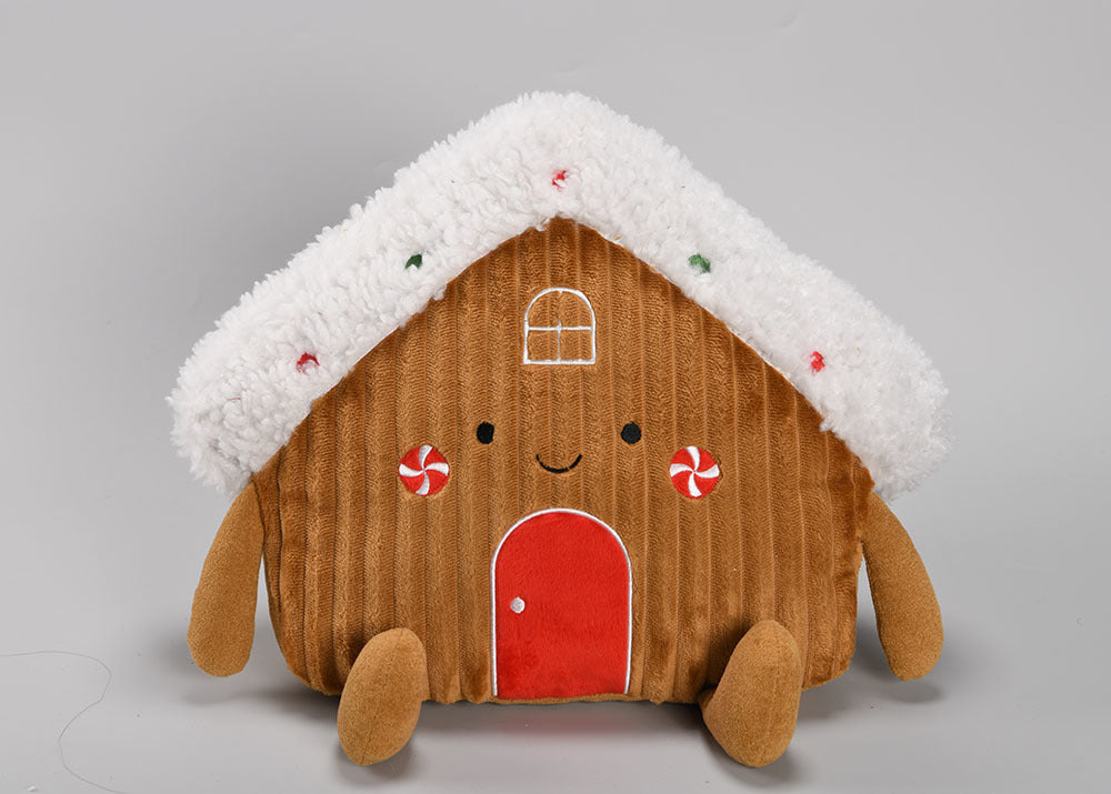 Gingerbread House Cushion - Mr & Mrs Christmas