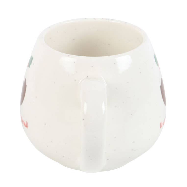 All Good in the Pud Rounded Christmas Mug - Mr & Mrs Christmas