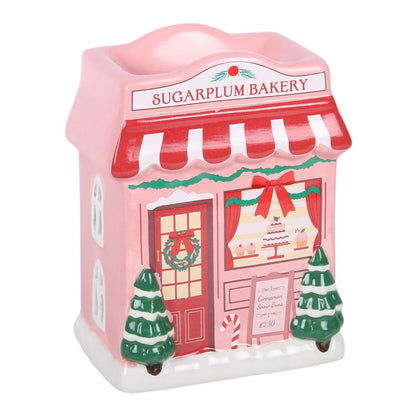 Sugarplum Bakery Ceramic Oil Burner Mr & Mrs Christmas