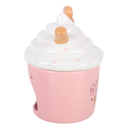 Pink Gingerbread Latte Wax Warmer & Oil Burner Mr & Mrs Christmas