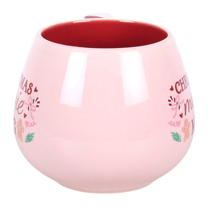 Christmas Movie Pink Mug Mr & Mrs Christmas