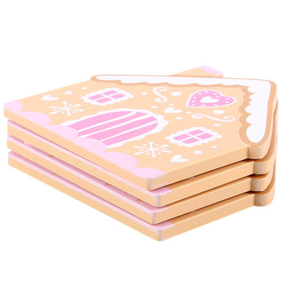 Gingerbread House Coasters Set of 4 Mr & Mrs Christmas