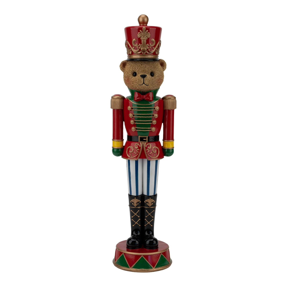 Bear Soldier Nutcracker 46cm Mr & Mrs Christmas