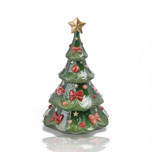 Ceramic Christmas Tree December Diamonds