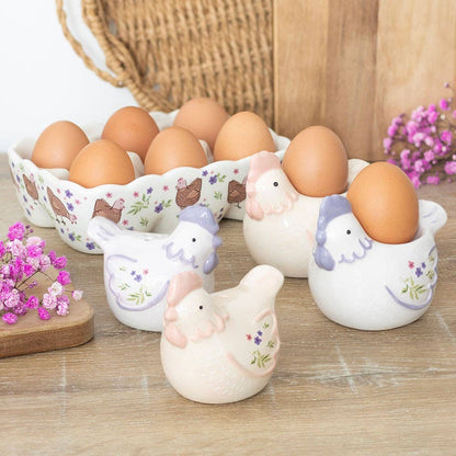 Ceramic Hen Egg Cups - Set of 2 WONDER IMPORTS AUSTRALIA