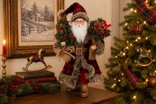 Kringle Klaus Plaid Santa