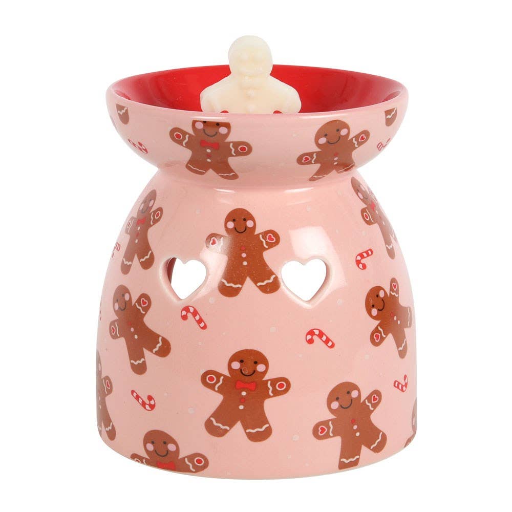 Christmas Gingerbread Wax Melt Burner Gift Set - Mr & Mrs Christmas