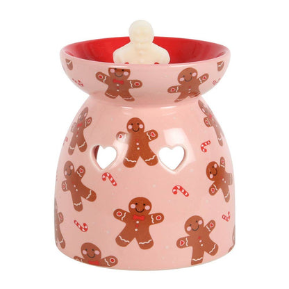 Christmas Gingerbread Wax Melt Burner Gift Set - Mr & Mrs Christmas