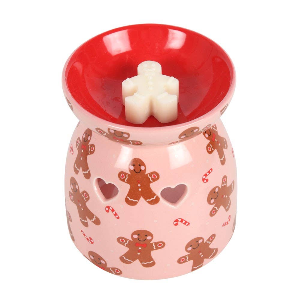 Christmas Gingerbread Wax Melt Burner Gift Set - Mr & Mrs Christmas