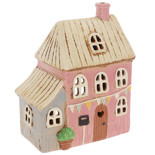 Cottage Village Garden Mail Box House Tealight Joe Davies