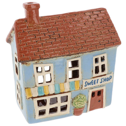 Cottage Village Sweet Shop Tealight Joe Davies