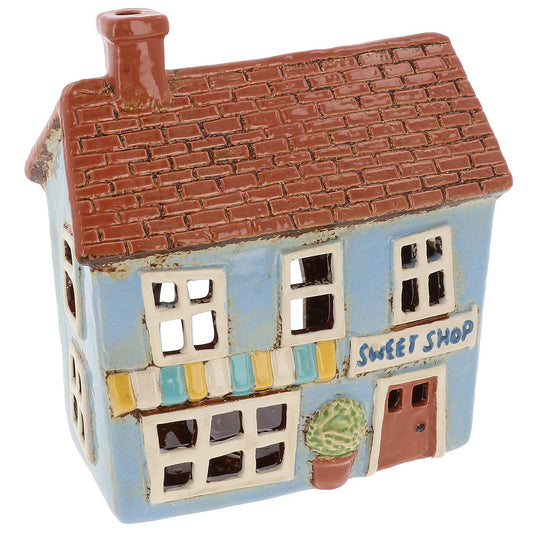 Cottage Village Sweet Shop Tealight Joe Davies