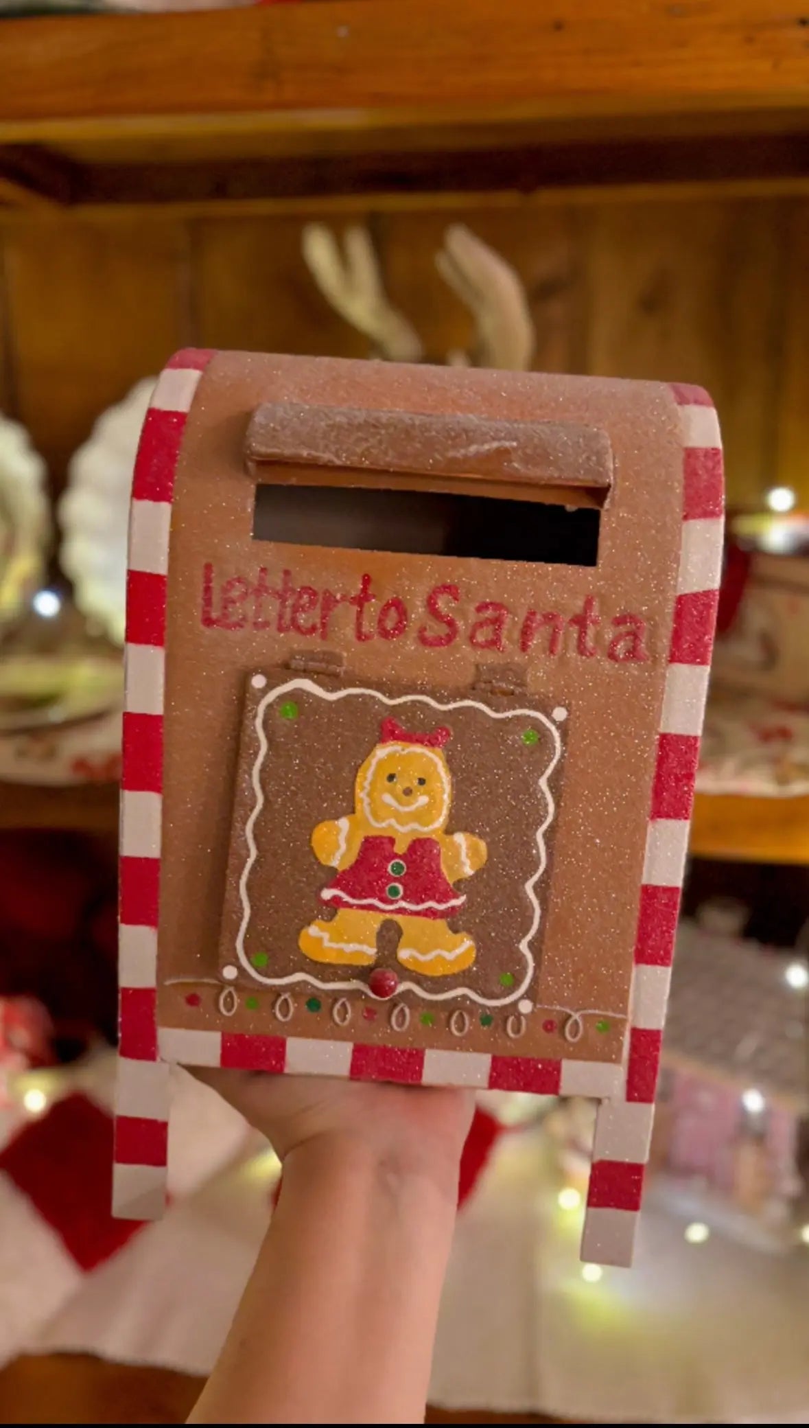 Christmas Gingerbread Mailbox Mr & Mrs Christmas