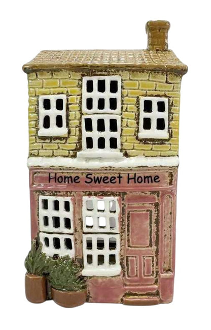 Home Sweet Home Tealight House Mr & Mrs Christmas