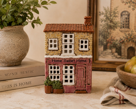 Home Sweet Home Tealight House Mr & Mrs Christmas
