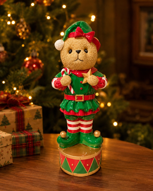 Lulu Christmas Elf Bear Mr & Mrs Christmas