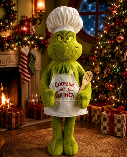 Mean Green Christmas Chef Mr & Mrs Christmas