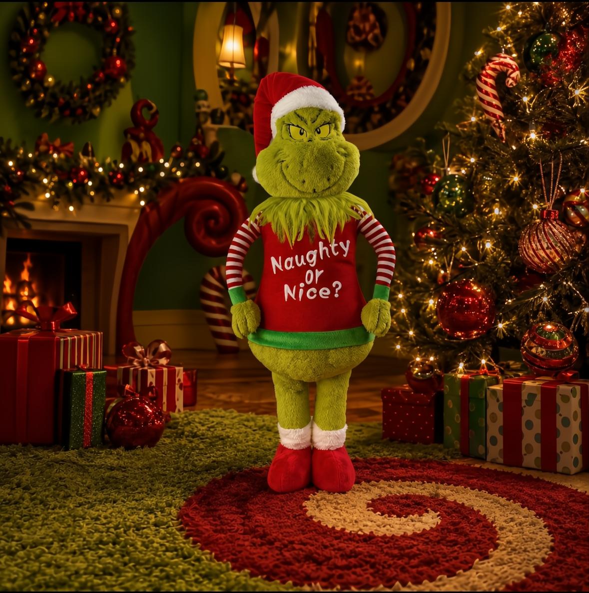 Mean Green Naughty or Nice Mr & Mrs Christmas