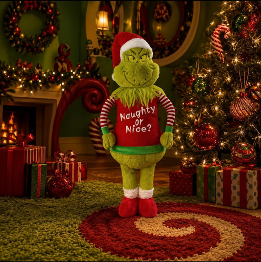 Mean Green Naughty or Nice Mr & Mrs Christmas