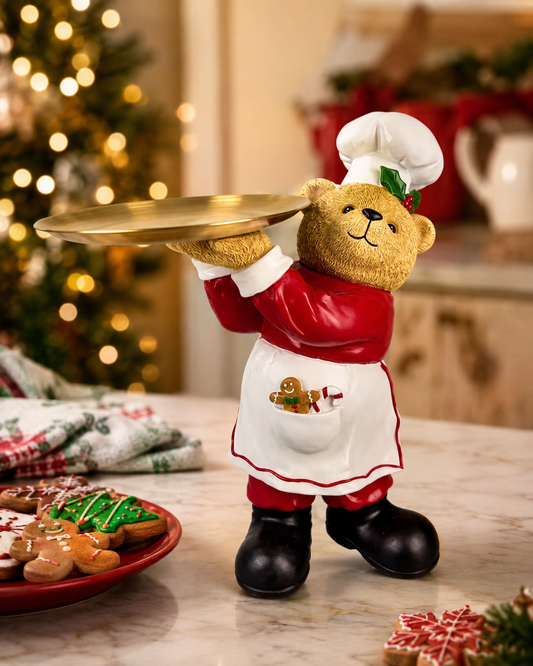 Merry Baker Bear – Serving Tray Mr & Mrs Christmas