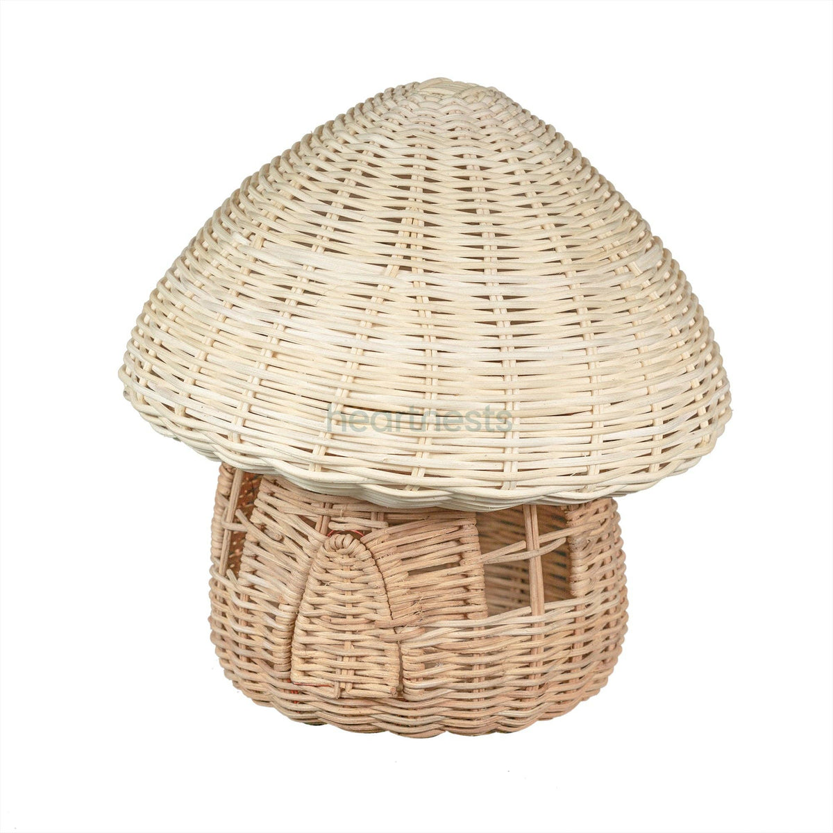 Natural Rattan Mushroom House heartnests
