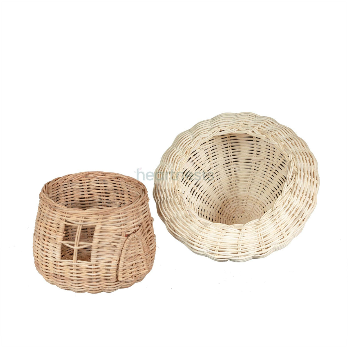 Natural Rattan Mushroom House heartnests