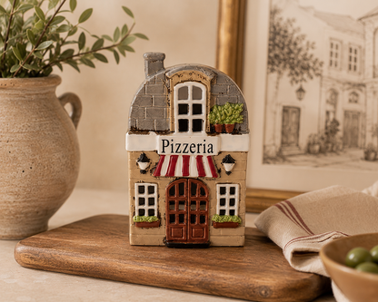Pizzeria Tealight House Mr & Mrs Christmas