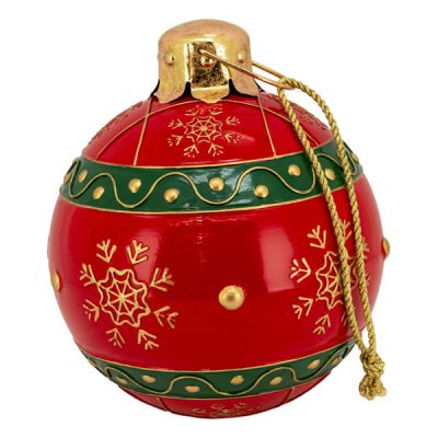 Oversized Traditional Red Ornament