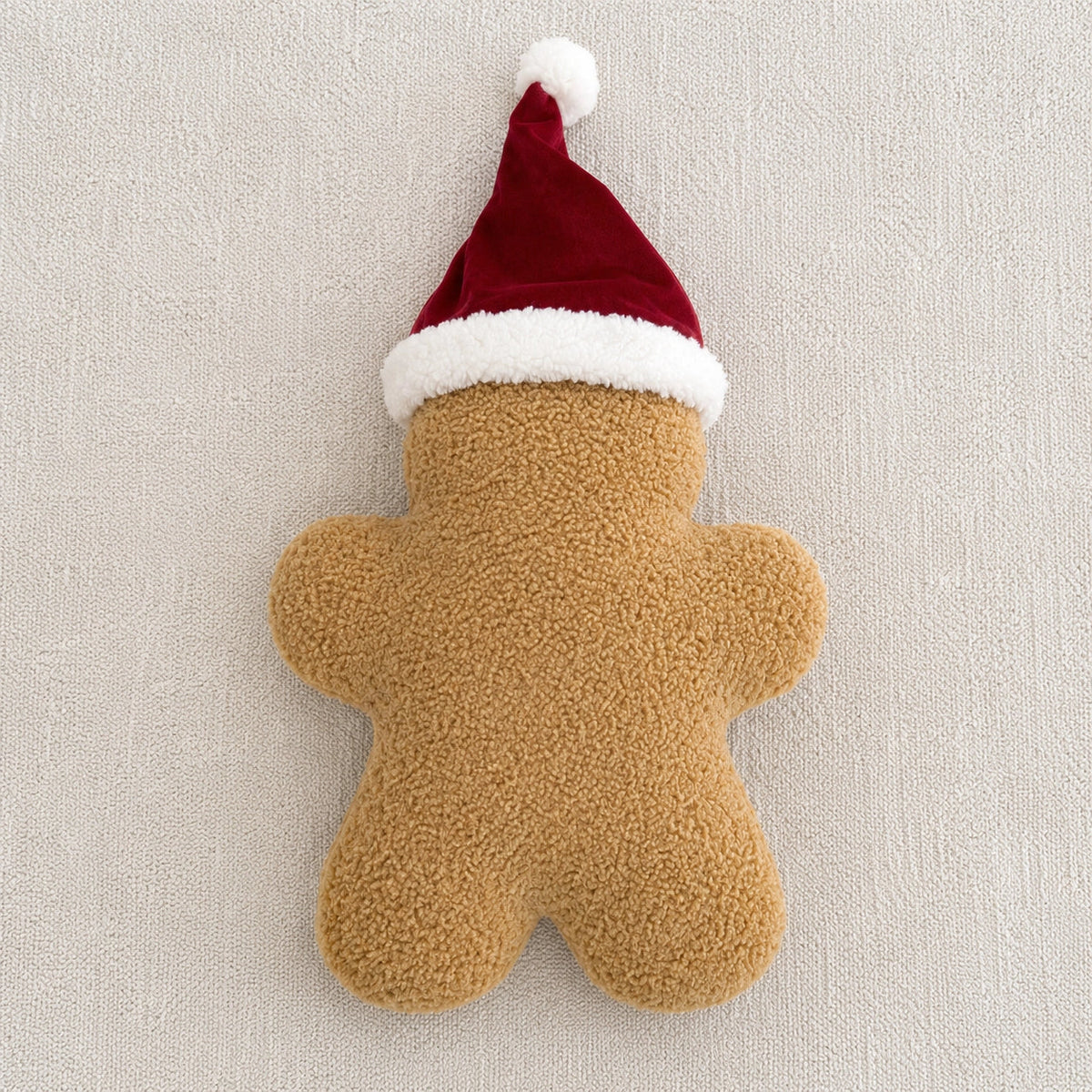 Santa Hat Gingerbread Man Christmas Cushion Mr & Mrs Christmas