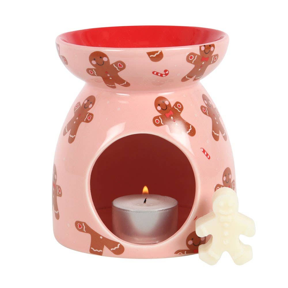 Christmas Gingerbread Wax Melt Burner Gift Set - Mr & Mrs Christmas