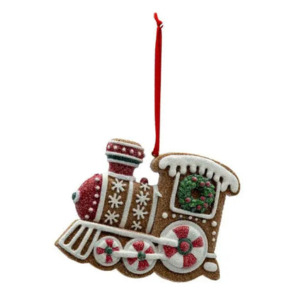 Gingerbread Train Ornament Theatre Imports